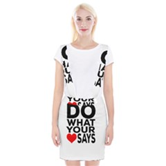 Do What Ur Heart Says Braces Suspender Skirt by RuuGallery10