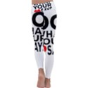 Do What Ur Heart Says Kids  Lightweight Velour Classic Yoga Leggings View4