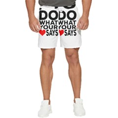 Do What Ur Heart Says Men s Runner Shorts by RuuGallery10