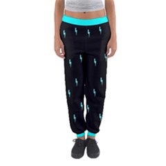 Thunder (neon Blue Women s Sweatpants) by Neonblaze