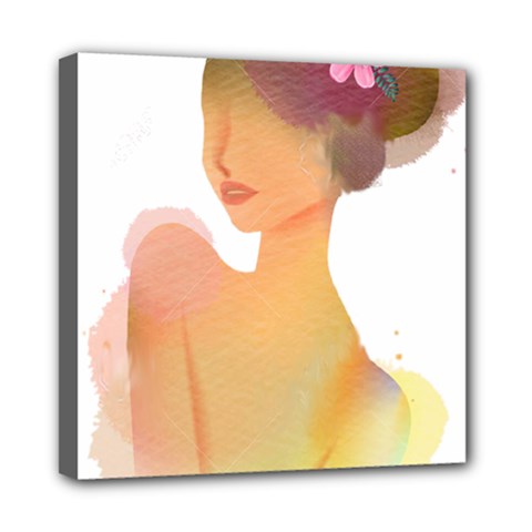 Lady Mini Canvas 8  X 8  (stretched) by RuuGallery10