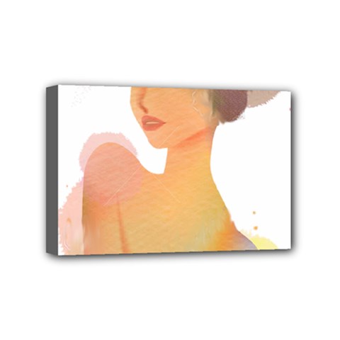 Lady Mini Canvas 6  X 4  (stretched) by RuuGallery10