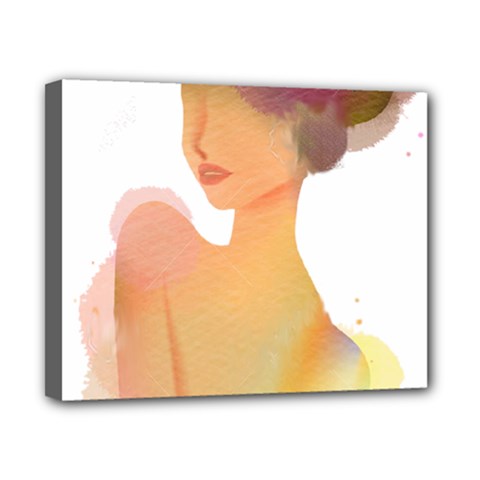 Lady Canvas 10  X 8  (stretched) by RuuGallery10