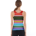 Horizontal Line Colorful Women s Basic Tank Top View2