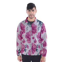 Pattern Flowers Texture Design Men s Windbreaker by Grandong