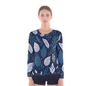 Pattern Flower Texture Women s Long Sleeve Tee View1