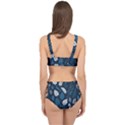 Pattern Flower Texture Cage Up Bikini Set View2