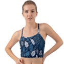 Pattern Flower Texture Mini Tank Bikini Top View1