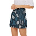 Pattern Flower Texture Mini Front Wrap Skirt View2