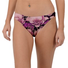 Plum Blossom Blossom Band Bikini Bottoms by Grandong