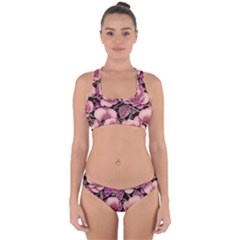 Plum Blossom Blossom Cross Back Hipster Bikini Set by Grandong