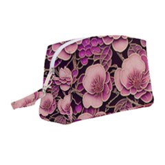 Plum Blossom Blossom Wristlet Pouch Bag (medium) by Grandong