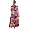 Plum Blossom Blossom Waist Tie Boho Maxi Dress View2