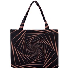 Wave Curve Abstract Art Backdrop Mini Tote Bag by Grandong