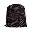 Wave Curve Abstract Art Backdrop Drawstring Pouch (2XL) View1