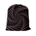 Wave Curve Abstract Art Backdrop Drawstring Pouch (2XL) View2