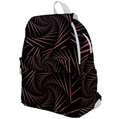 Wave Curve Abstract Art Backdrop Top Flap Backpack by Grandong