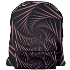 Wave Curve Abstract Art Backdrop Giant Full Print Backpack by Grandong