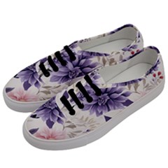 Flowers Pattern Floral Men s Classic Low Top Sneakers by Grandong