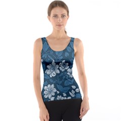 Pattern Flowers Design Nature Women s Basic Tank Top by Grandong