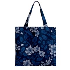 Pattern Flowers Design Nature Zipper Grocery Tote Bag by Grandong