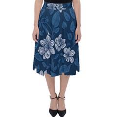 Pattern Flowers Design Nature Classic Midi Skirt