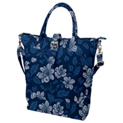 Pattern Flowers Design Nature Buckle Top Tote Bag by Grandong