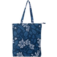 Pattern Flowers Design Nature Double Zip Up Tote Bag by Grandong