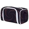 Wave Curves Abstract Art Backdrop Toiletries Pouch View1