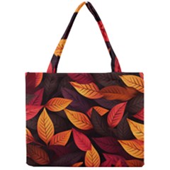 Leaves Autumn Mini Tote Bag by Grandong