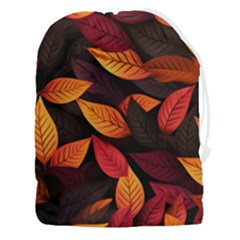 Leaves Autumn Drawstring Pouch (3xl) by Grandong