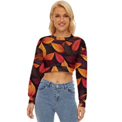 Leaves Autumn Lightweight Long Sleeve Sweatshirt by Grandong