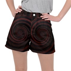 Abstract Art Backdrop Background Women s Ripstop Shorts by Grandong