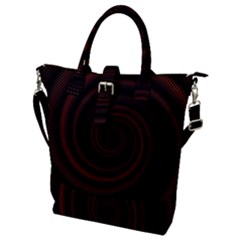 Abstract Art Backdrop Background Buckle Top Tote Bag by Grandong