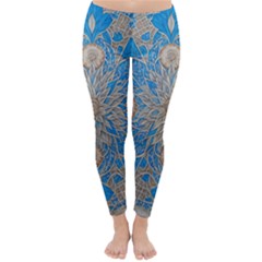 Flower Mandala Pattern Classic Winter Leggings