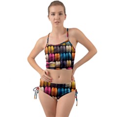 Macaroon Sweet Treat Mini Tank Bikini Set by Grandong