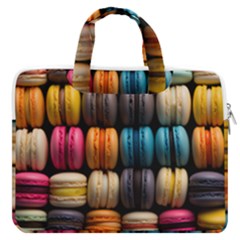 Macaroon Sweet Treat Macbook Pro 16  Double Pocket Laptop Bag  by Grandong