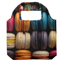 Macaroon Sweet Treat Premium Foldable Grocery Recycle Bag by Grandong