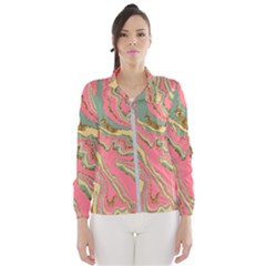 Pattern Glitter Pastel Layer Women s Windbreaker by Grandong