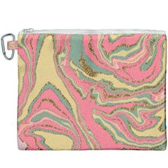 Pattern Glitter Pastel Layer Canvas Cosmetic Bag (xxxl) by Grandong