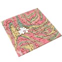 Pattern Glitter Pastel Layer Wooden Puzzle Square View3