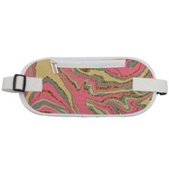 Pattern Glitter Pastel Layer Rounded Waist Pouch