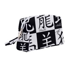 Chinese Zodiac Signs Star Wristlet Pouch Bag (medium) by pakminggu