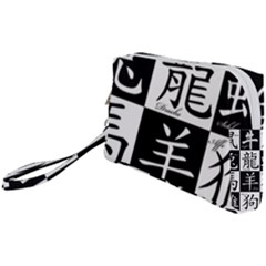 Chinese Zodiac Signs Star Wristlet Pouch Bag (small) by pakminggu