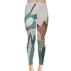 Flowers Plants Leaves Foliage Everyday Leggings  by pakminggu