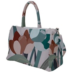 Flowers Plants Leaves Foliage Duffel Travel Bag by pakminggu