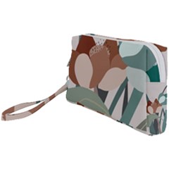 Flowers Plants Leaves Foliage Wristlet Pouch Bag (small) by pakminggu