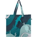 Ocean Turtle Shark Sea Life Sea Canvas Travel Bag View1