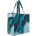 Ocean Turtle Shark Sea Life Sea Canvas Travel Bag View3