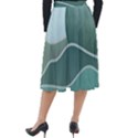 Mountains Wall Print Boho Art Classic Velour Midi Skirt  View2